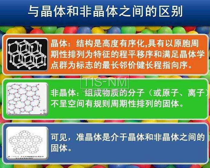 晶體、非晶體、準(zhǔn)晶體之間的區(qū)別